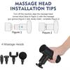 Aluminum Alloy Mini Fascia Gun Household Small Fitness Massage Gun for Deep Relaxation of Muscles and Relief of Fatigue