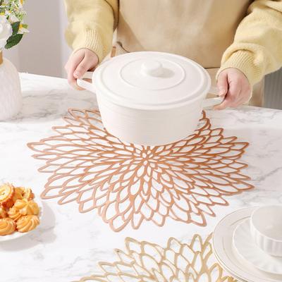 Placemats Heat Resistant Non-Slip Dining Table Mats Reusable Wear-Resistant Stain-Proof Insulated Mats for Home Kitchen Restaurant