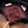 Elegant Silk-Style Square Scarf: Fashionable, Professional Decorative Shawl for Women