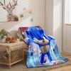 Cross-border Digital 3D Printing Blanket Blanket, Flannel Cartoon Sonic Cute Children