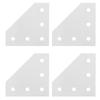 4pcs Reinforcement Plate Aluminum Extrusion Connector Joining Plate Outside  3D Printer Frame