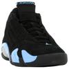 Air Jordan 14 Retro Schwarz University Blue 2026 Unisex Sneaker Weiß Metallic-Silber 487471-007