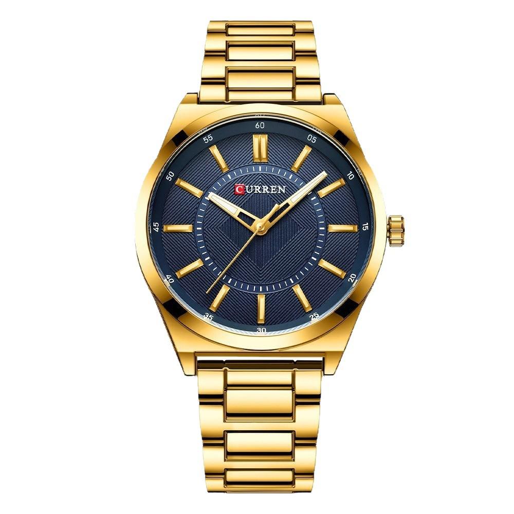 Curren 8407 Men's Quartz Business Watch with Steel Band