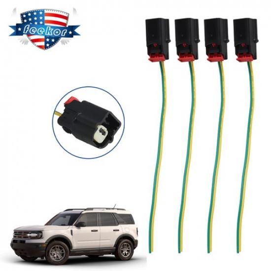 New Multi-Purpose Front Wiring Connector 4pcs Fit for Ford 8U2Z-14S411-AAC US
