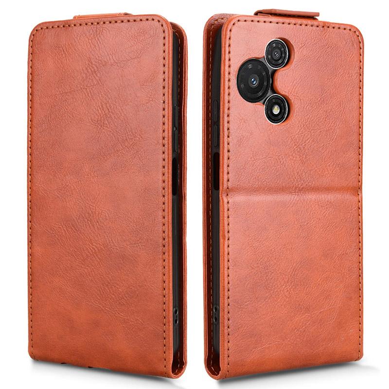 

For TCL 60R 5G T519H/60 5G T521H Stand Case Magnetic Clasp Vertical Flip Leather Phone Cover with Card Holder D