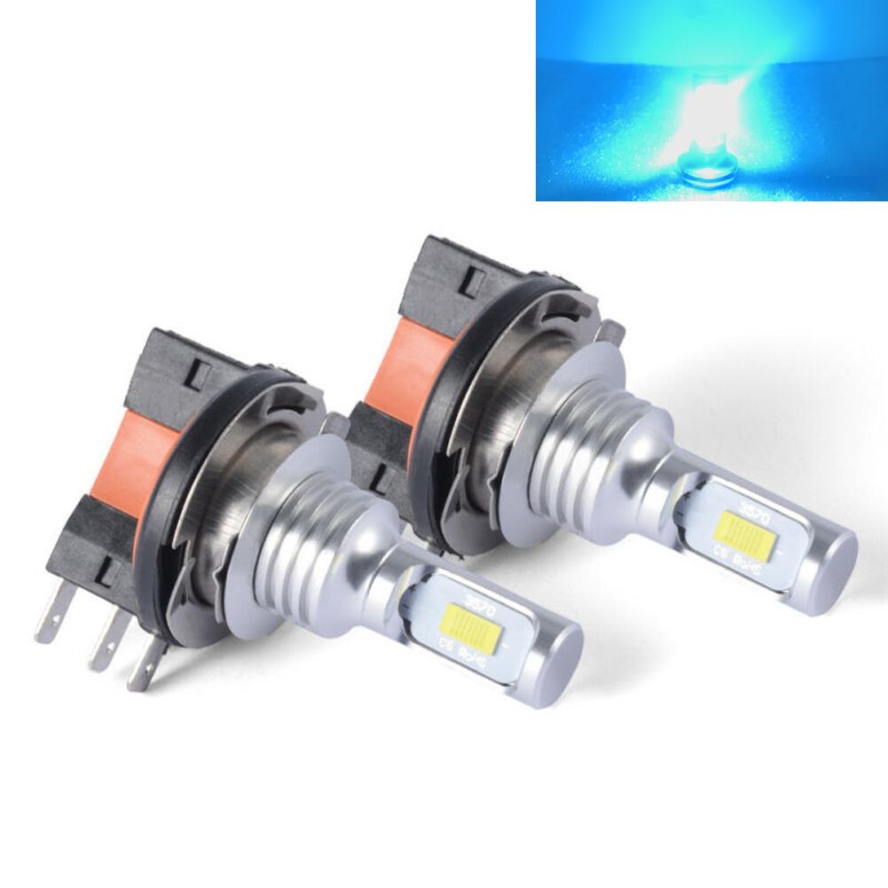 

1 пара автомобильных светодиодных ламп H15 для фар, противотуманных фар, дальнего света, дневных ходовых огней 12 В 6000 К 3570 CSP, белая автоматическая лампа