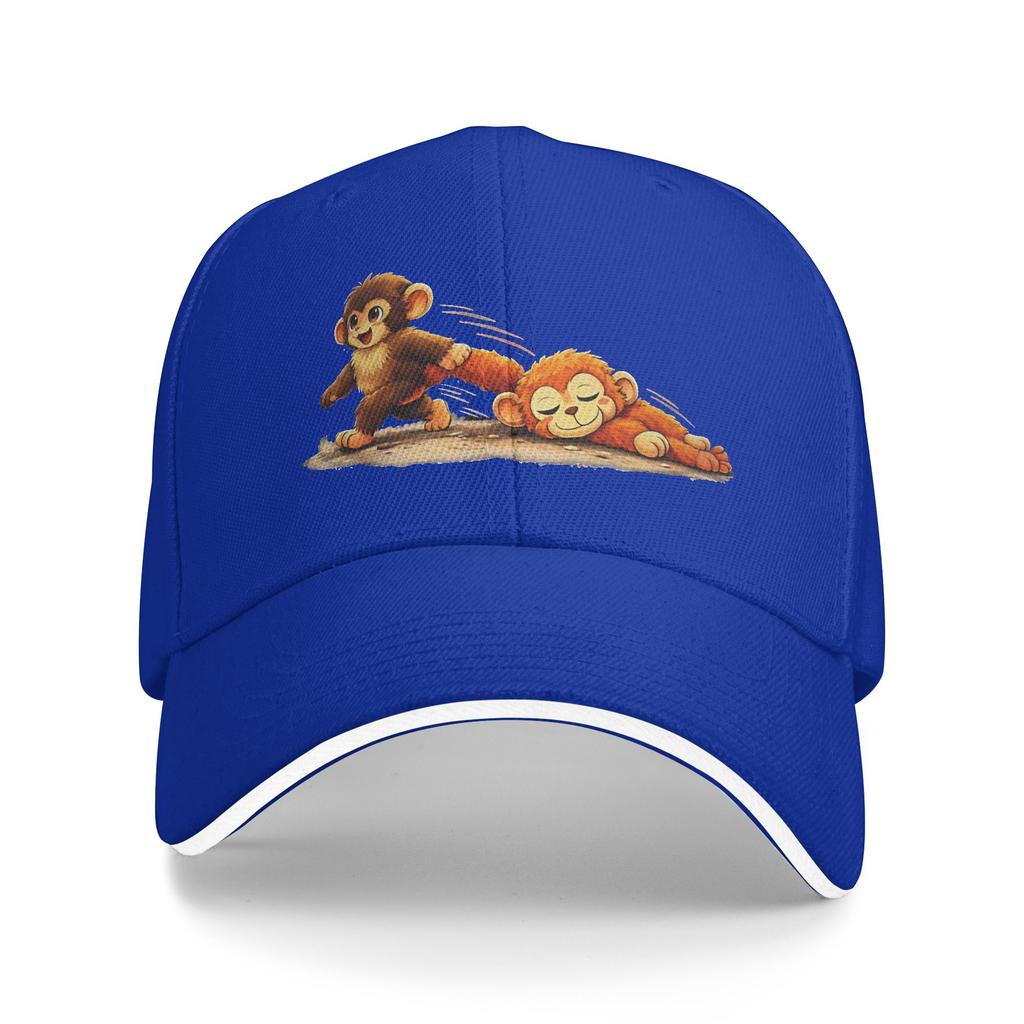 Monkey Punch Sun Baseball Cap Punch Monkey Summer Streetwear Hip Hop Hats For Female Male Hunting Camping Snapback Cap