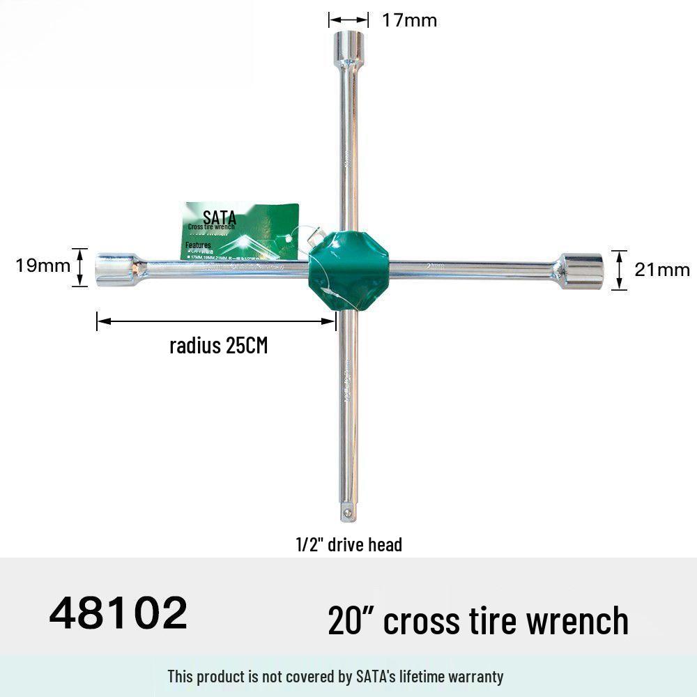 Extended Car Tire Wrench Set for Easy Tire Changing