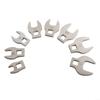 8Pcs 10-19mm Nut Wrench Head Movable Head Ratchet Wrench Crowfoot Wrench Set  Mechanics Tools