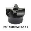 RAP 300R 50-22-4T 400R 63-22-4T 400R 80-27-5T 75 Grad Positiver Kopf 25,4 50mm APMT1135/APMT1604 CNC Fräser Planfräser