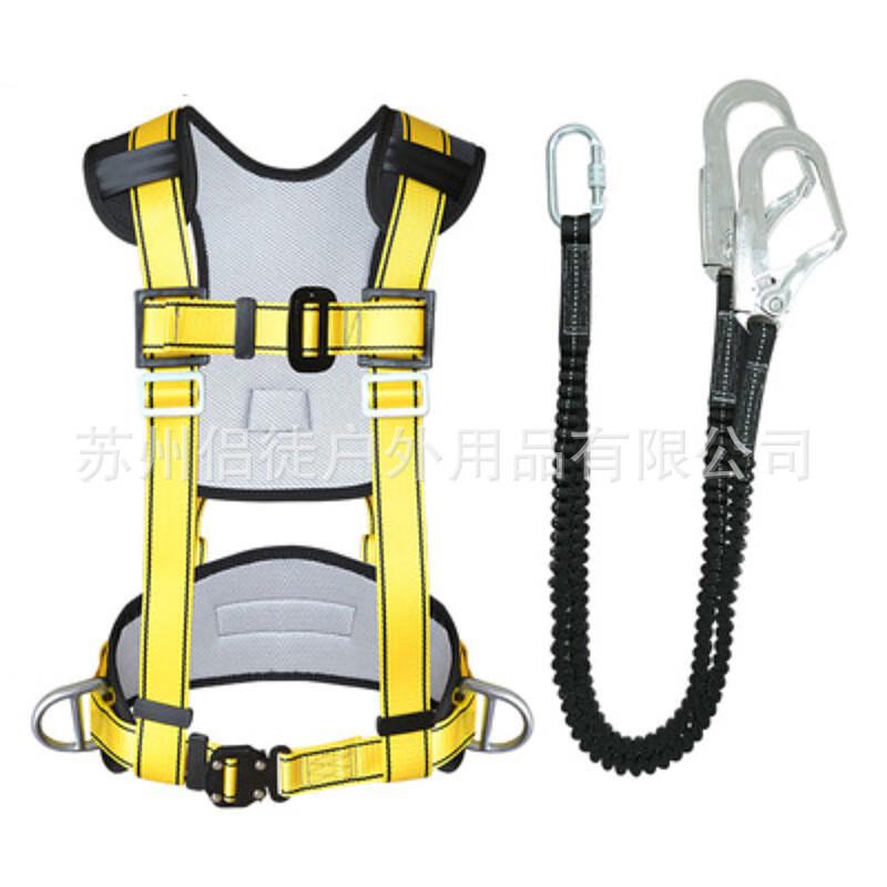 Lieve Half-Body Fall Protection Harness with Double Lanyard Universal