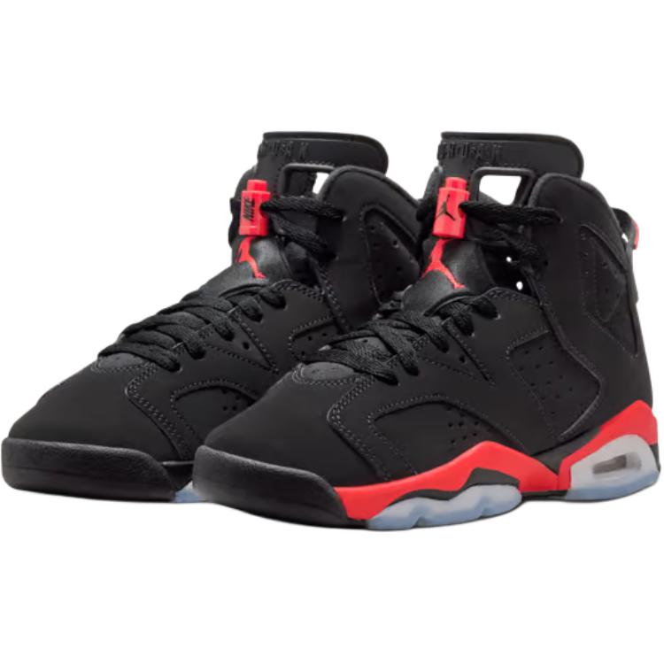 Air Jordan 6 Retro GS Reverse Infrared Zapatillas para Niños Vendedor Negro Crimson Claro IQ1275-001