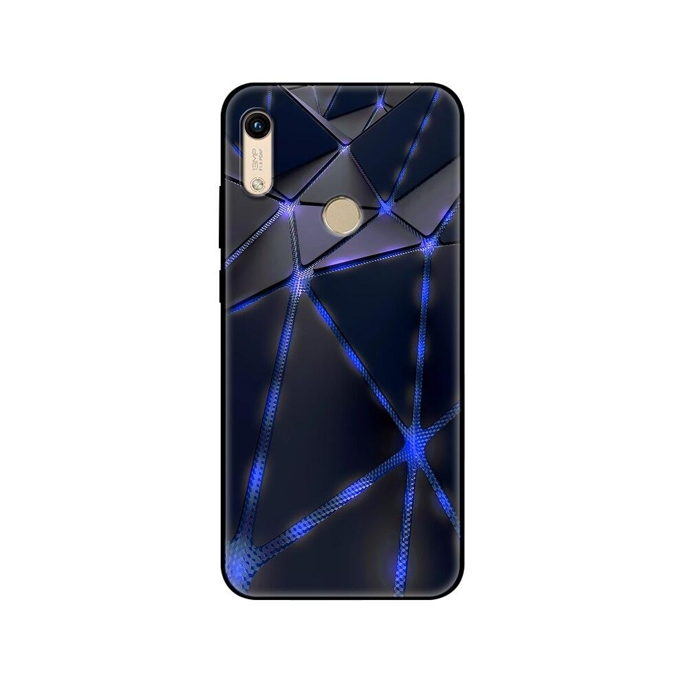 Für Honor 8A Hülle Für huawei Honor 8A prime Hülle Silikon TPU Rückseite Handyhülle schwarze TPU Hüllepink Anime Weltraum Auto