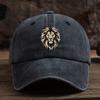 Men  Women Lion Head Print Baseball Cap  Adjustable Snapback Hat with Lion Face Lightweight Suitable for Outdoor Casual We