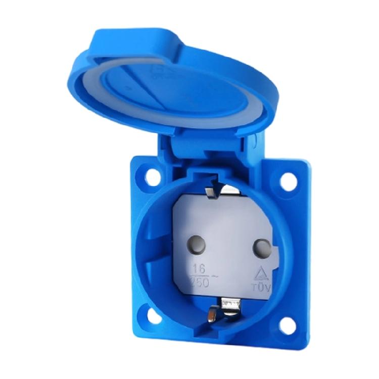 Universals Outdoor Electrical Socket Embedded Receptacle Industrial Wiring Connector Power Outlet Easy to Install
