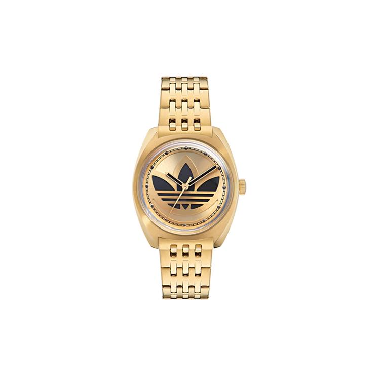 

Adidas Originals Wrist Watch Quartz Movement Stainless Steel Strap 39 Gold Dial Unisex 50m Water Resistant AOFH235092I AOFH235092I Gold Dial