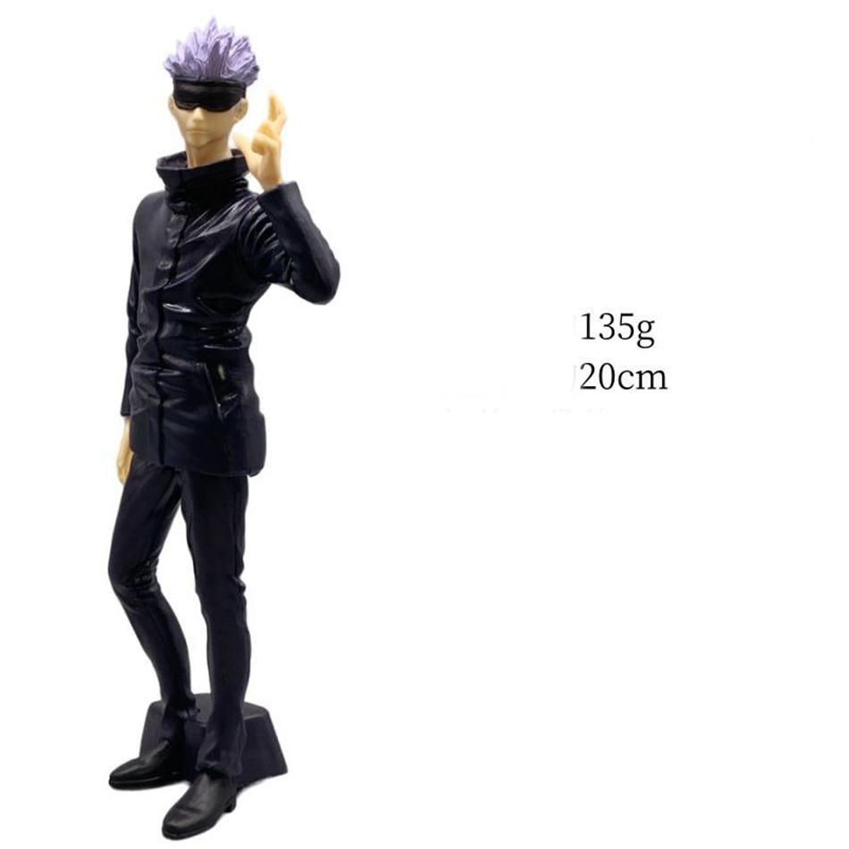 La Figura di Satoru Gojo di Jujutsu Kaisen Modello con Testa Intercambiabile Giocattolo Regalo Collezione Action Figure di Itadori Yuji PVC
