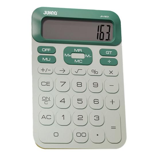 Desktop Calculator Battery Operated 12 Digits Big Buttons Large LCD Display Portable Student Finance Calculator Office Supplies