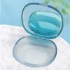 Mini Dental Retainer Box Square Mouth Guard Container Multifunction Braces Orthodontic Case  Travel