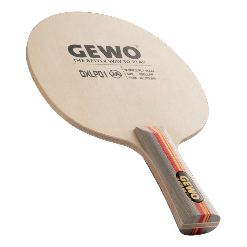 Original GEWO DXLP01 Bordtennisracket (Lättvikt, 5-lagers trä Allround) Ping Pong Bat Paddle