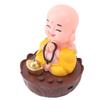 Glücklicher Buddha Statue mit Musik USB-Laden   Lautstärke Cartoon   Lachender Buddha Figur