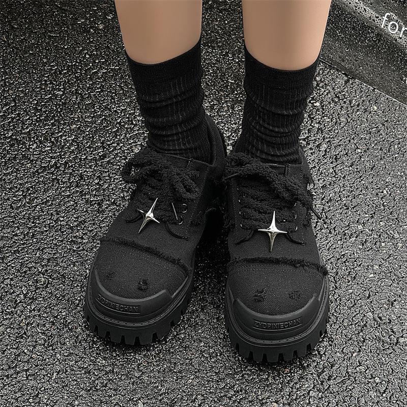 

Туфли дерби мужские в британском стиле для пары, туфли из кожи с круглым носком, японские туфли на толстой подошве, увеличивающие носок 78555-Q 39