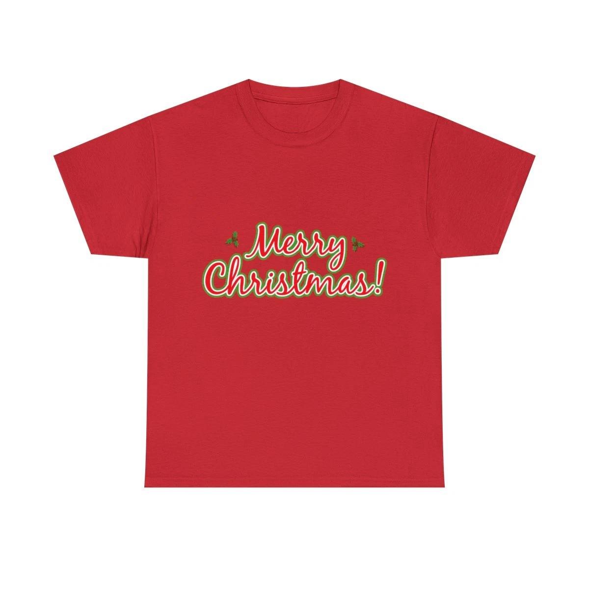 Merry Christmas Graphic Tee Shirt XL