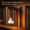 Retro Iron Ghost Figurine Decorative Pendant, Bracket Bookshelf Decor, Halloween And Pumpkin Patchwork Christmas Wall for Indoor Outdoor Home