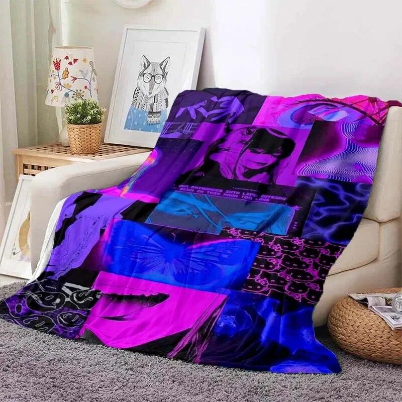 Junji Ito Tomie Kawakami Ghost Soft Plush Blanket,Flannel Blanket Throw Blanket for Living Room Bedroom Bed Sofa Picnic Cover 3D