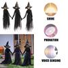 Decor Activated Sensor Halloween Decorations Light-Up Witches Halloween Prop Screaming Witches