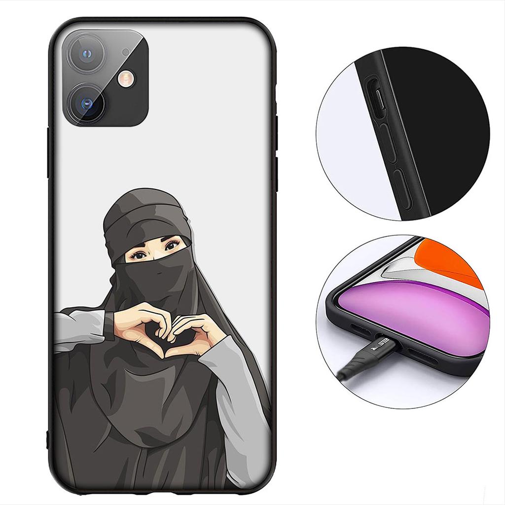 Arabic Islamic Muslim Muslimah Phone Case for Apple iPhone 12 13 Mini XS 11 Pro Max 7 8 Plus + XR 8+ X SE 2020 SE3 Soft Cover