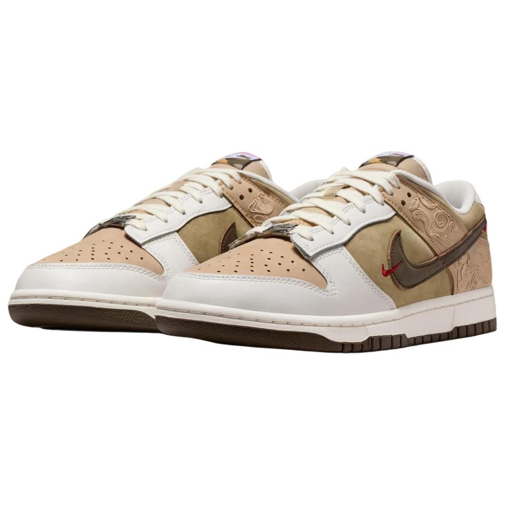 Nike Dunk Low Pegasus Pack - Linen Phantom Men Sneakers Multi-Color Neutral-Olive Dark-Hazel IQ1118-220