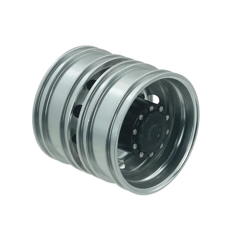 1 Pair Metal Front Rear CNC Wheel Hubs for 1/14 Tamiya RC Truck For Scania 770s For Volvo FH16 For Man