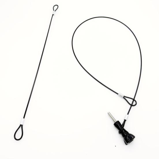 Action Camera Anti-lost Rope Safety Belt Buckle Stainless Steel Secure Fit Multifunctional Camera Safety Cord for Gopro