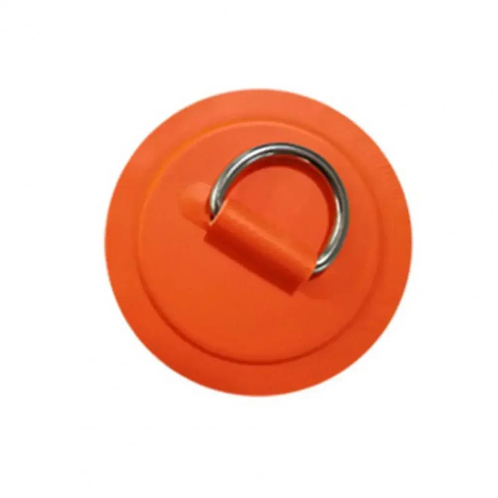 Inflatable Boat Patch PVC D Ring Patch Safe-keeping Rope Holder  Durable Dinghy Boat Rope Ring Buckle