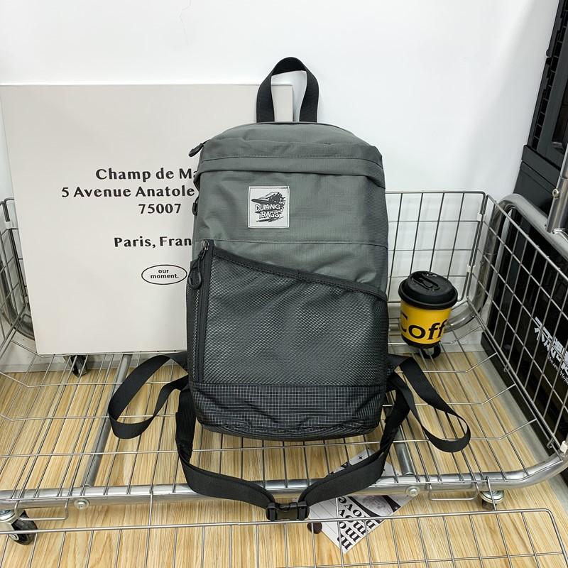 

New schoolbag women s large-capacity shoulder high school college student commuter backpack outdoor hiking bag темно-серого
