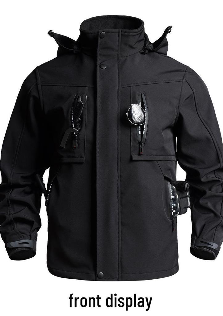 Men's Windproof Water-Repellent Warm Winter Mountaineering Jacket and Pants Set