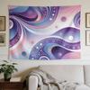 Stylish Tapestry | Psychedelic Pastel Swirls, Perfect for Home, Dorm, and Bedroom Wall Decor, Polyester, Indoor Use