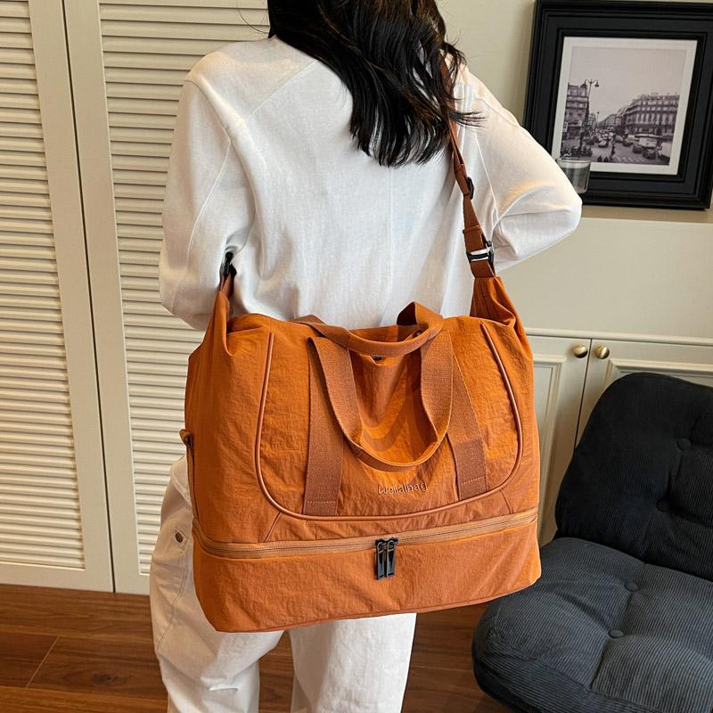 Travel Bag Large Capacity Shoulder Sports Fitness Bag Separation Shoes Bags Storage Storage Bag Dry Wet Separation