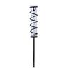 Outdoor Rain Gauge with Metal Stake Large Capacity Garden Lawn Yard Fence Patio Farm Water Rain Meter Tube with Mounting Rack