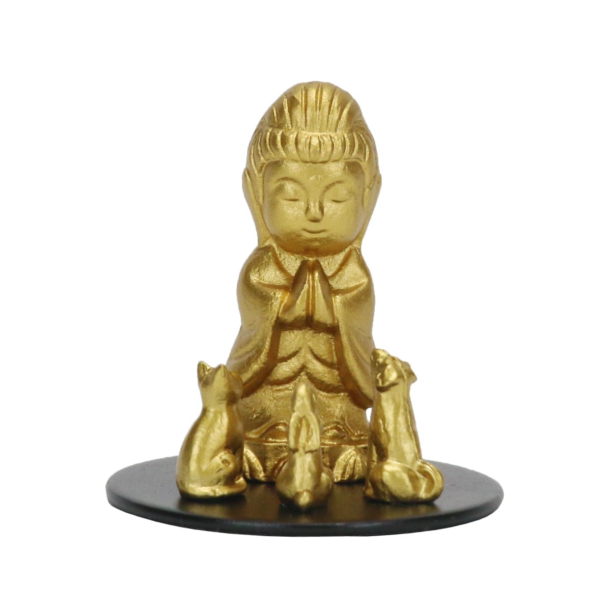 

Pet Kannon Buddha Statue, Pet Guardian Deity, Pet Memorial, Alloy