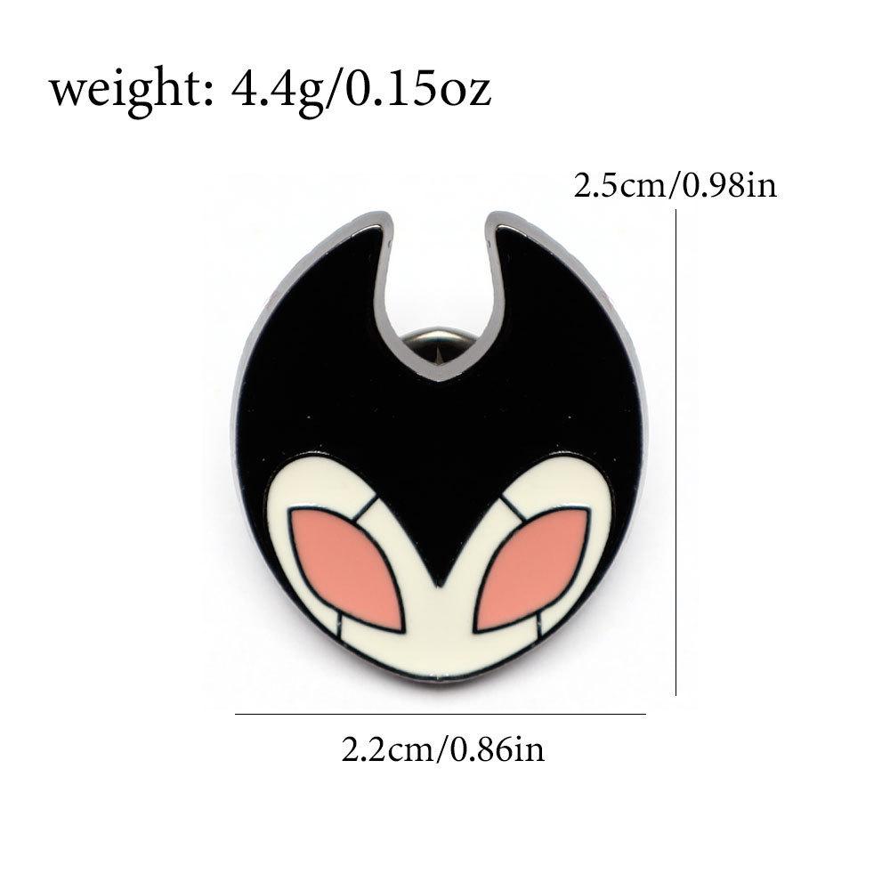 Hollow Knight Nyckelring Hänge Halsband - Huvudperson Design