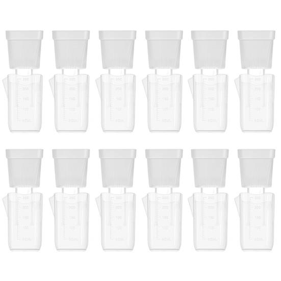 Self Watering Plant Pots Mini Translucent Plastic Planters Plant Propagation Pot with Reservoir for Seedlings Cuttings