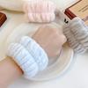 1Pc Wash Face And Wrist Band Absorb Water Sports Sweat Wiping Bracelet Hairband Moisture Proof Sleeve Wrist Guard