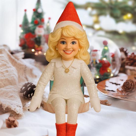 Elf Doll Plush Toy Fine Workmanship Handcrafted Stuffed Elf Toy