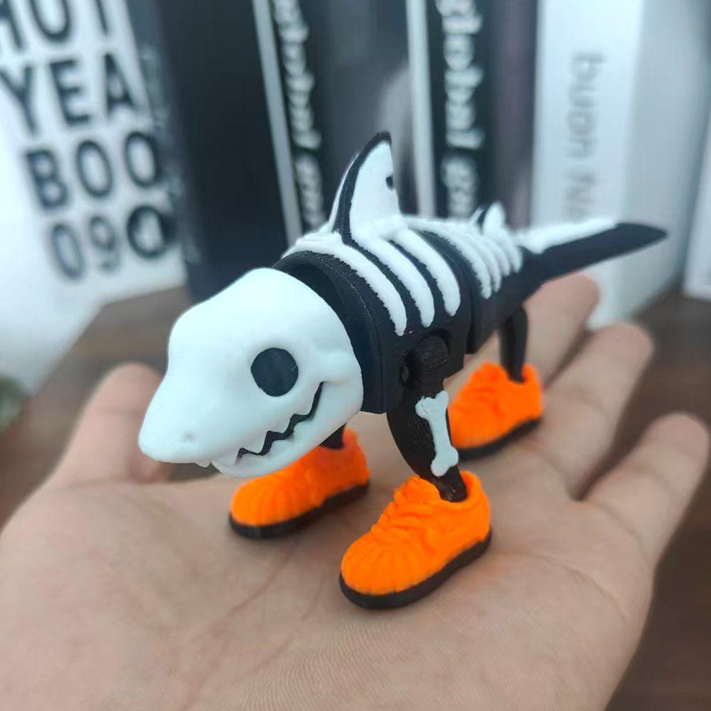 Halloween Limited Tralalero Tralala Hai Sammlerfigur Spielzeug Italienisches Gehirnfäule Tung Tung Tung Sahur Ornamente Dekoration