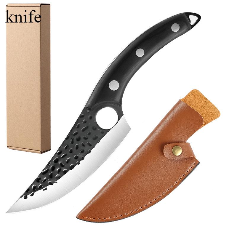 Sharp Stainless Steel Thickened Household Boning Knife Reinforced Newding Butcher Knife Cutting Knife Kitchen Cleaver