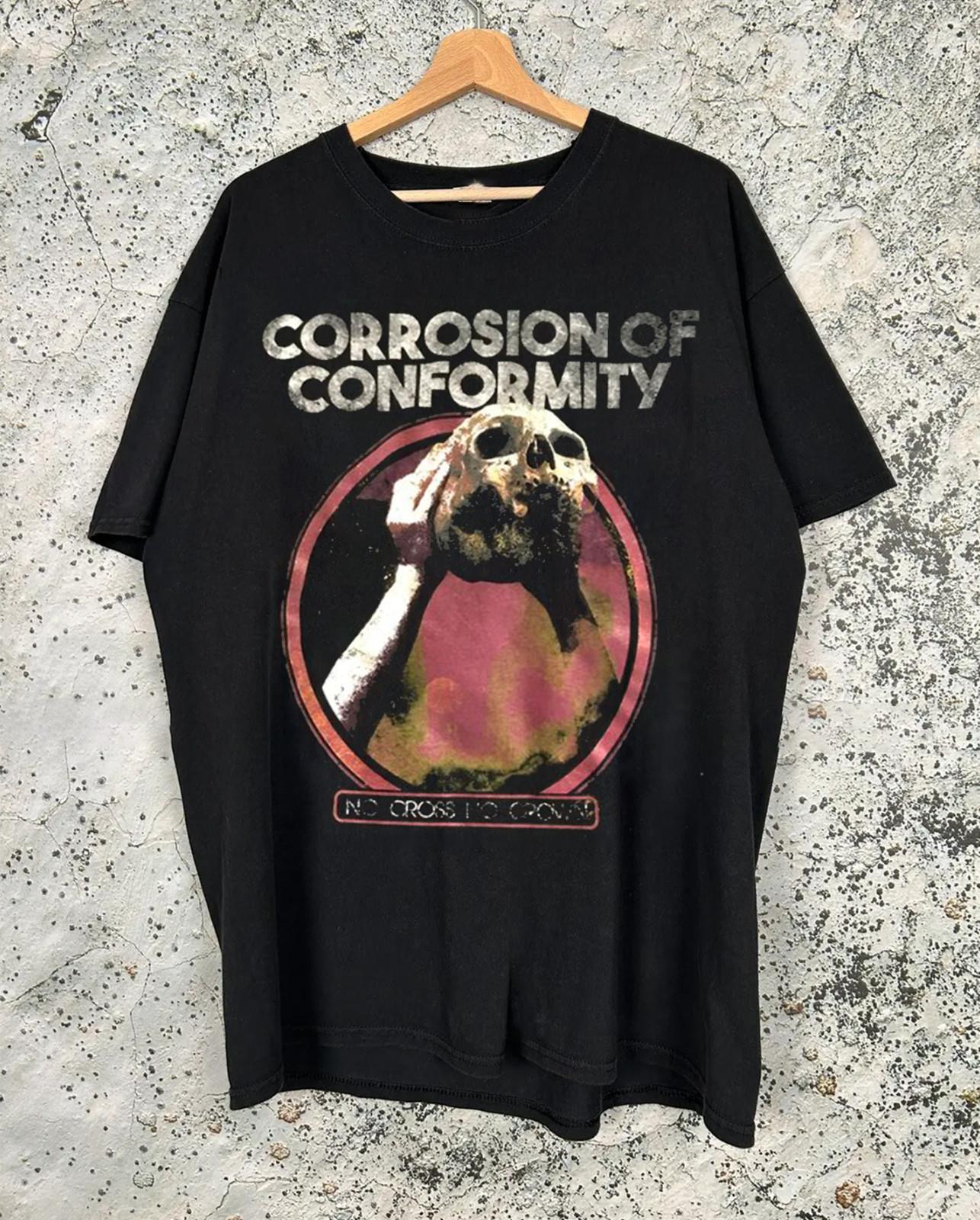 Corrosion Of Conformity No Cross No Crown Unisex Adult Cotton Shirt QX805 Unisex T-Shirt M