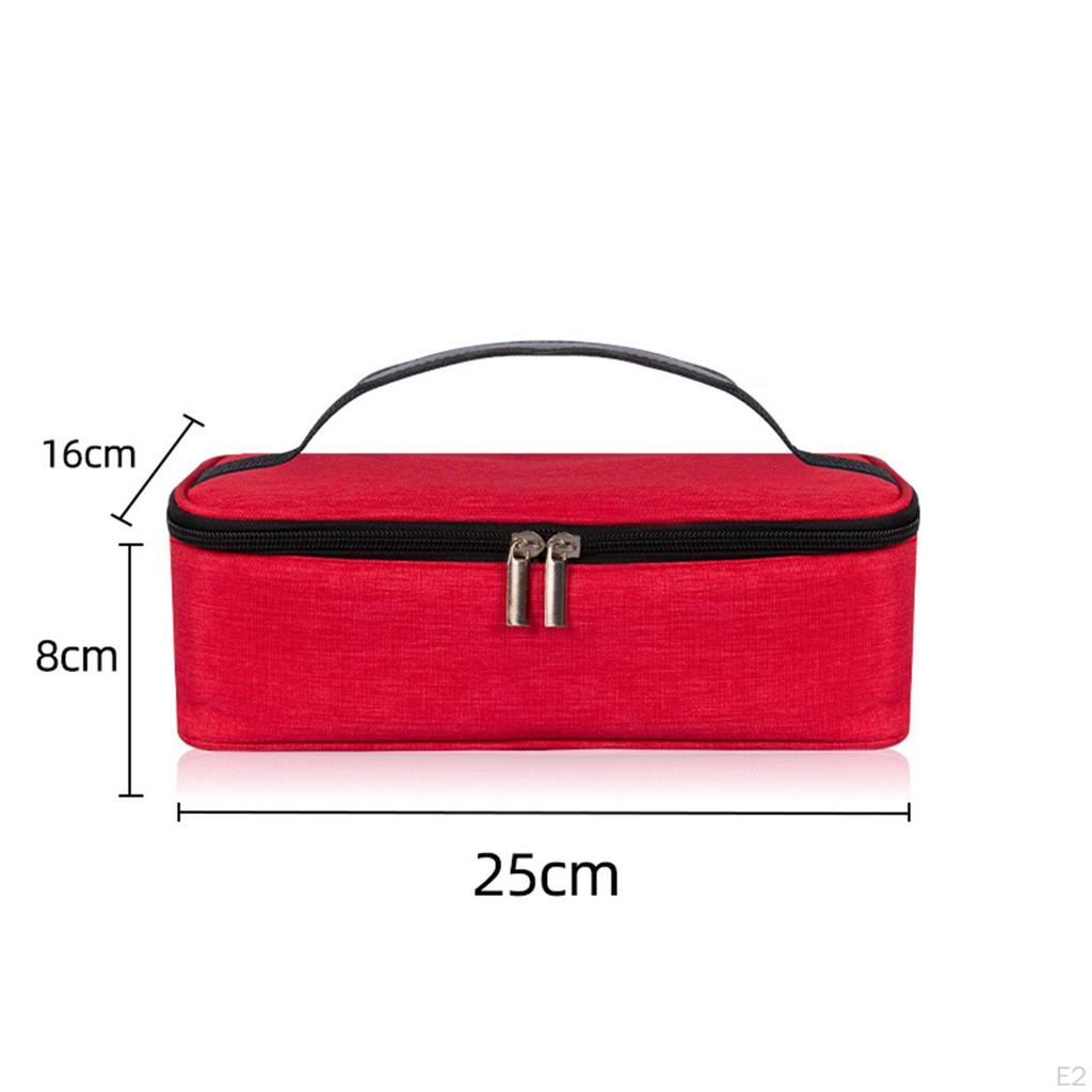 Insulated Lunch Container Durable Thicken Thermal Cooler Food Carrier Convenient Bento Tote Bags for
