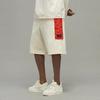 Y-3 Solid Color Logo Casual Straight Leg Shorts Men Shorts White HZ8815
